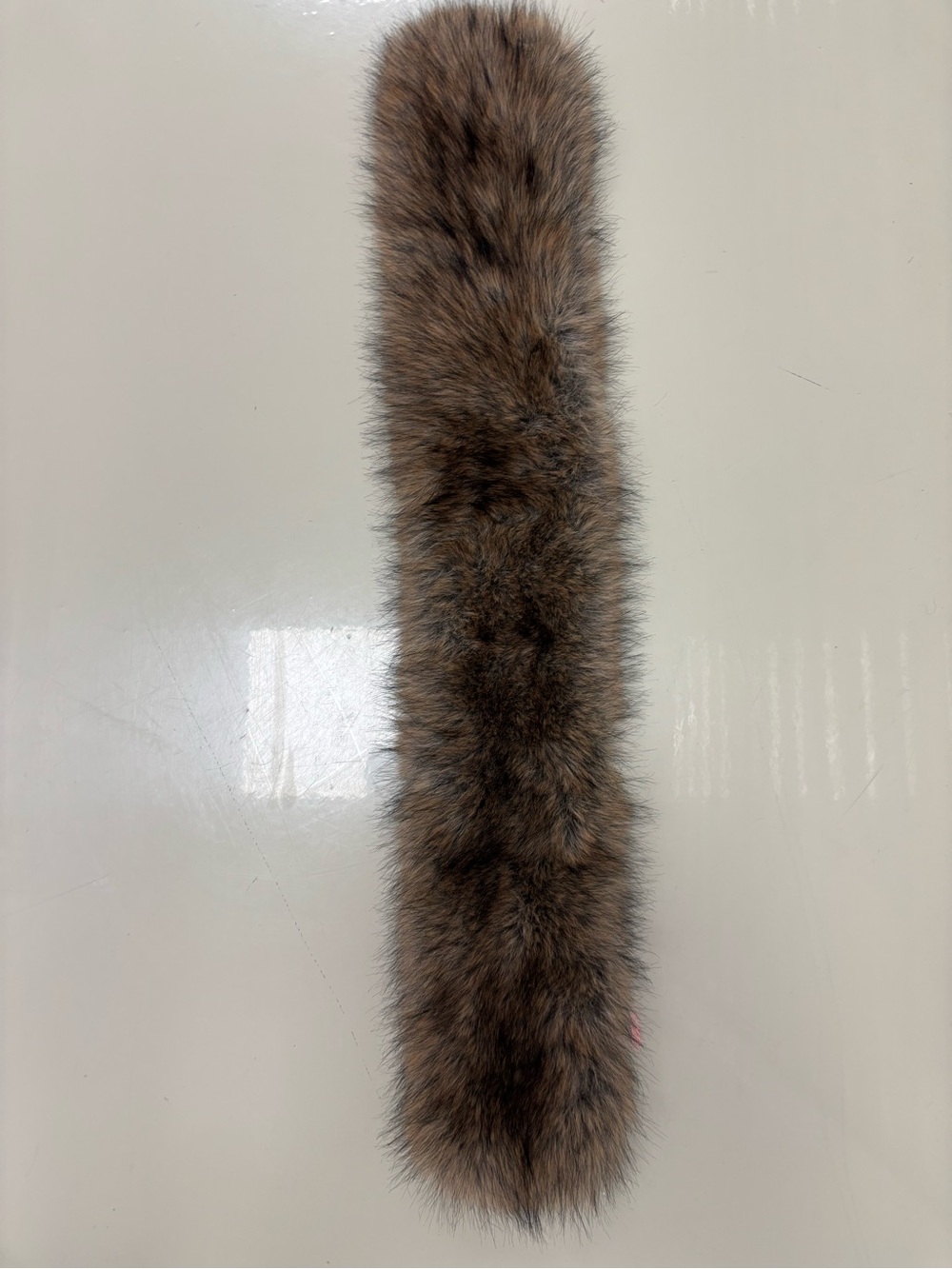 Brown Real Fur Scarf Collar